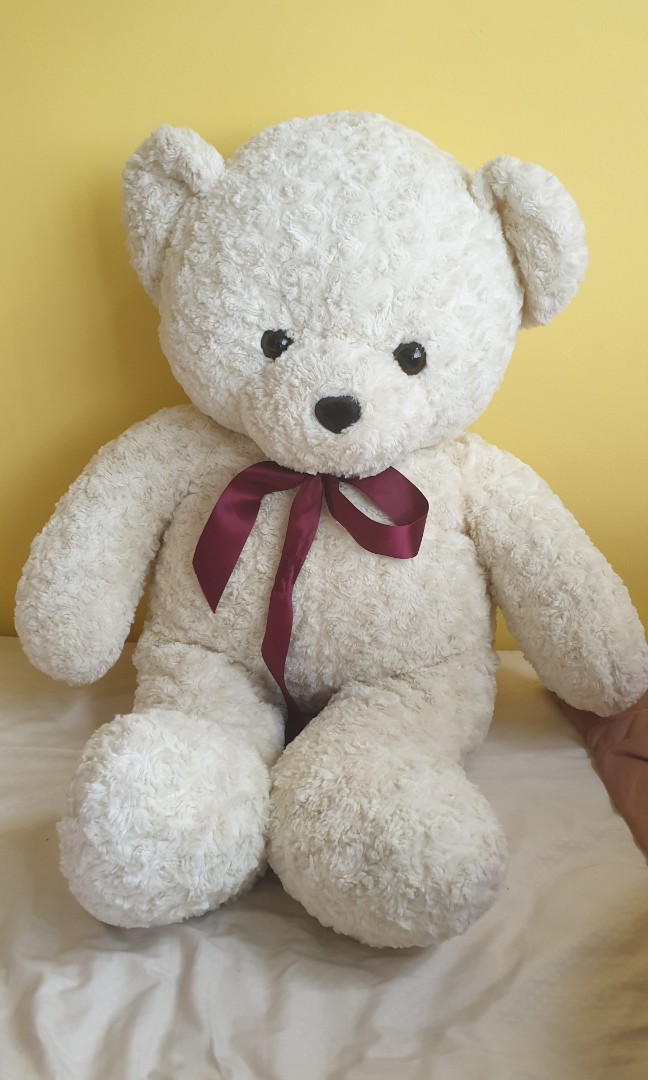 rose petal teddy bear