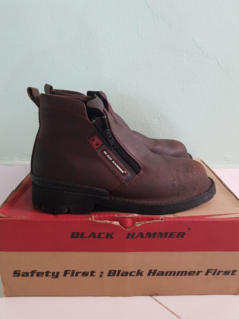 Black hammer safety best sale shoes for ladies