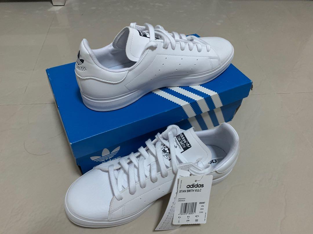 Adidas originals stan hotsell smith vulc white