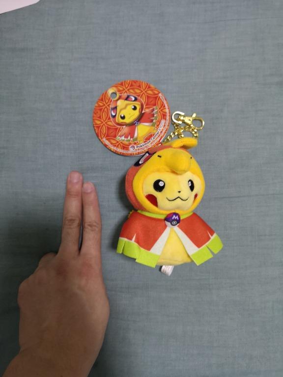 Bnwt Original Rare Pokemon Center Kyoto Pikachu Ho Oh Keychain Plushie Toys Games Stuffed Toys On Carousell