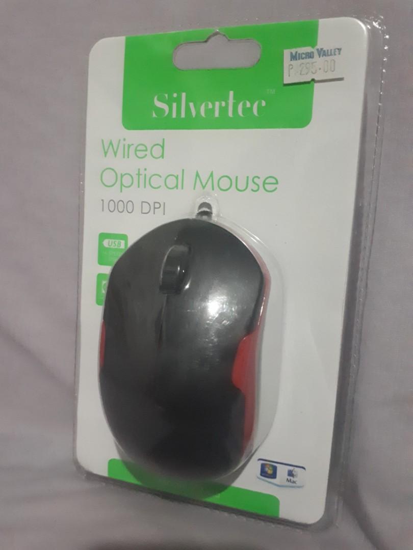 Brand New Silvertec Wired Optical Mouse (Category: Cables & Adaptors) located in Muntinlupa City. Submitted by ohemjey16 (Listing ID 1015049699, Image 1). Description: Brand New Mouse Original Price 295 Di pa naoopen RFS: Nadoble ng bili Lalamove: c/o Buyer.
