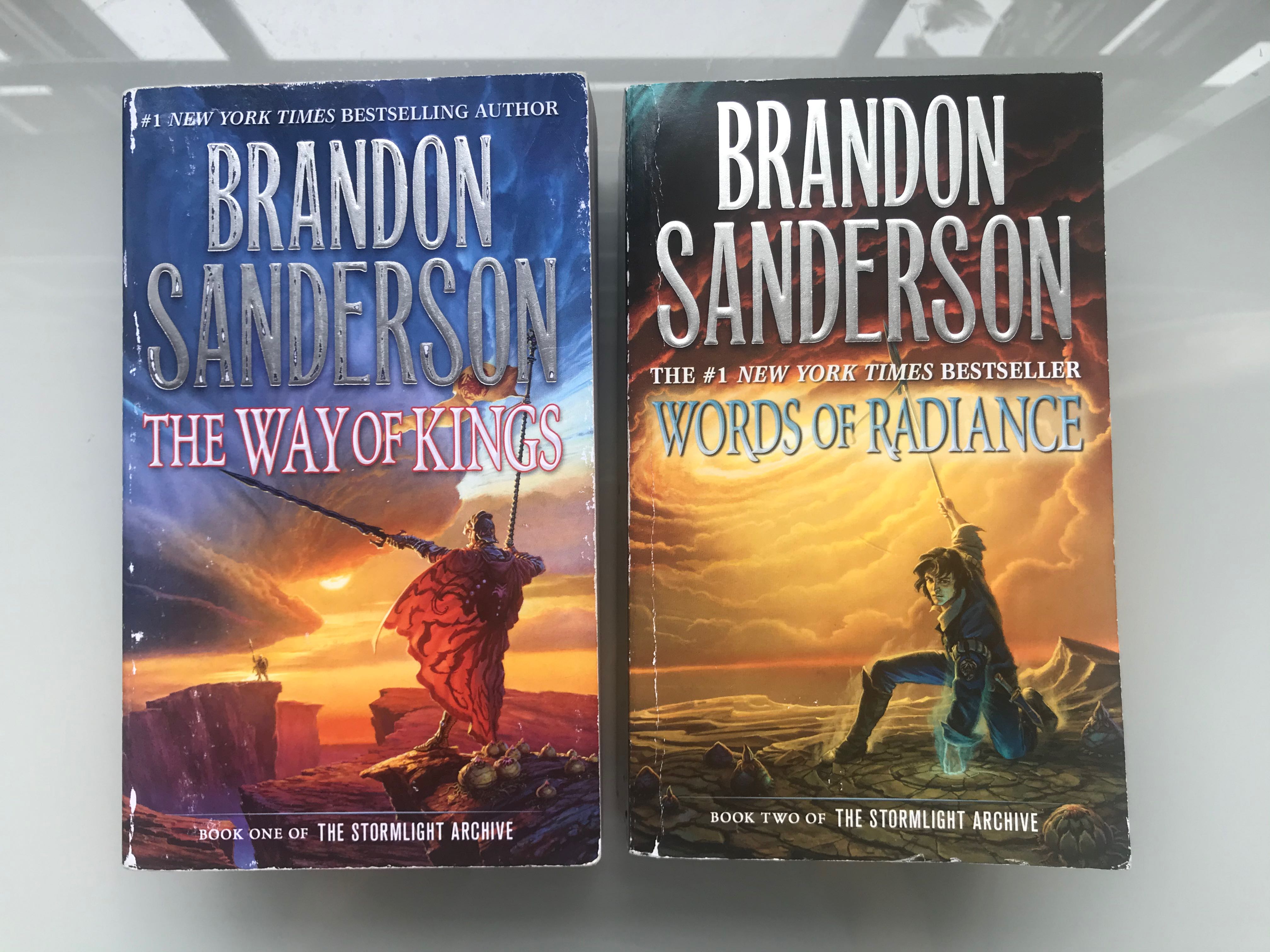 Brandon Sanderson Way of Kings & Words of Radiance (Stormlight Archive