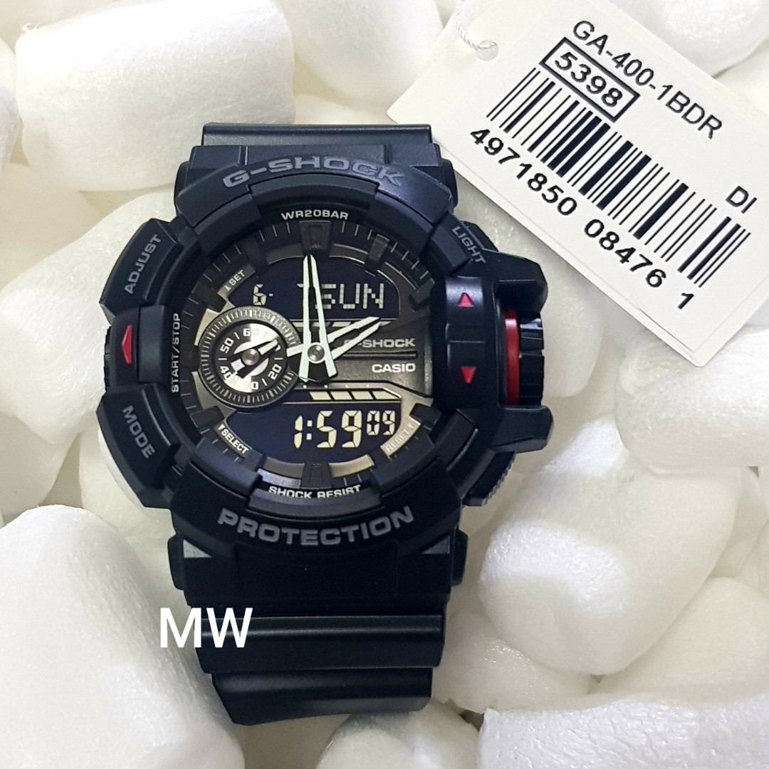 Offer Casio G Shock Ga 400 1b Men S Watch Men S Fashion Watches On Carousell