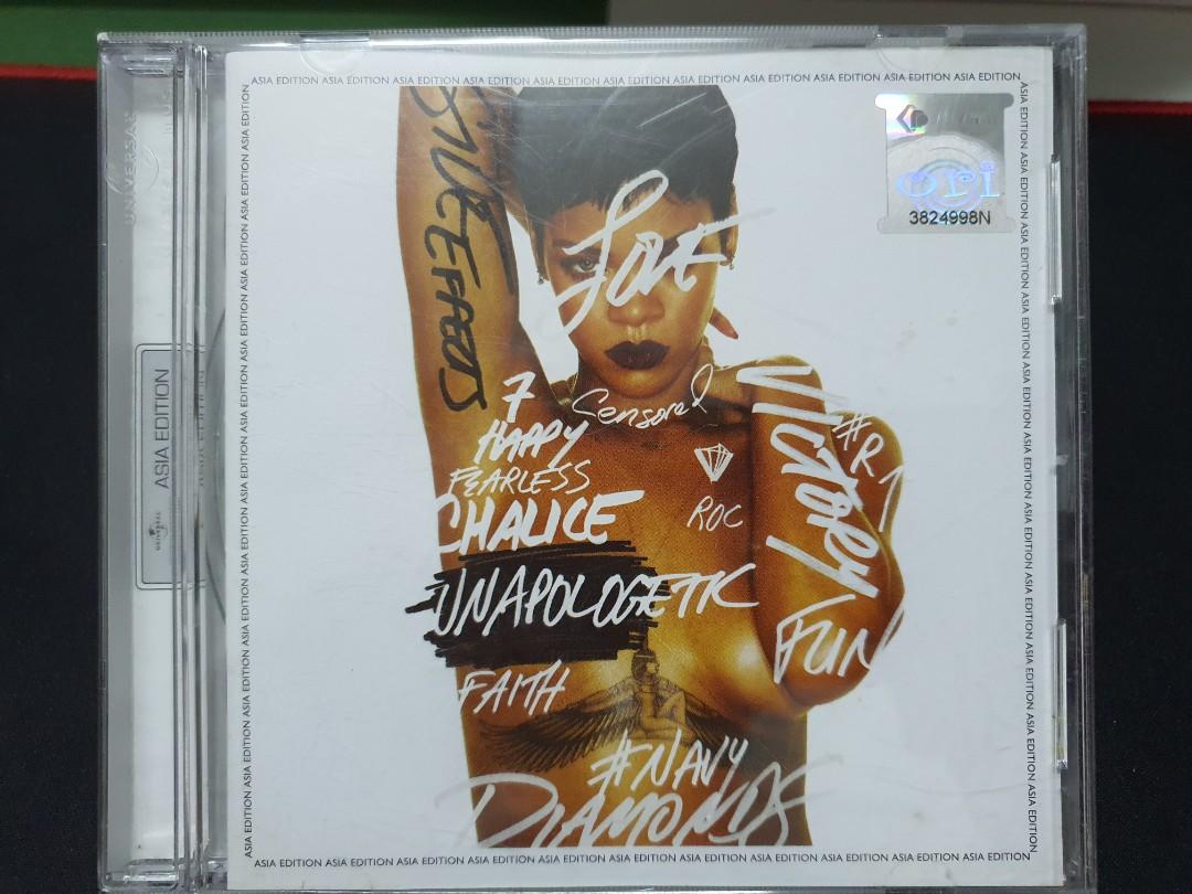 Cd Unapologetic Rihanna Music Media Cd S Dvd S Other Media On Carousell
