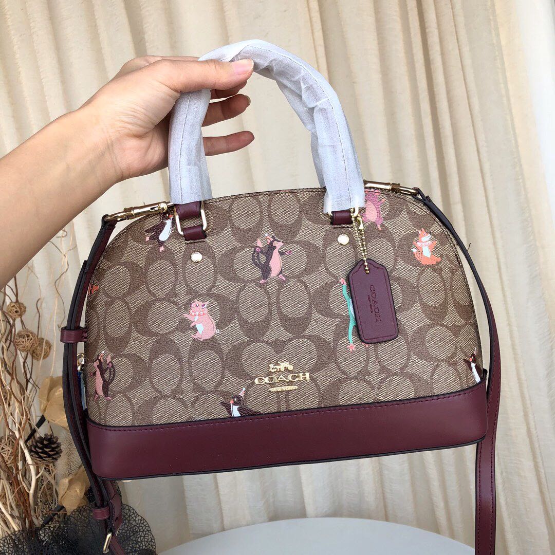 coach flower handbag