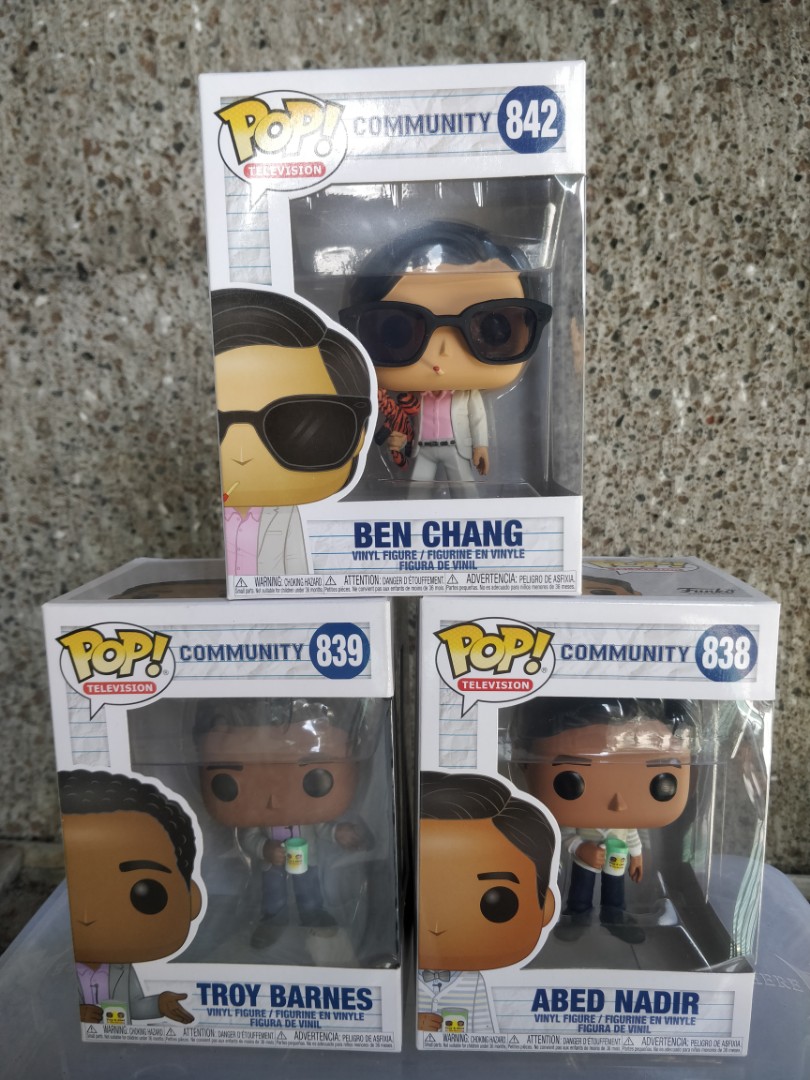community funko pop troy and abed