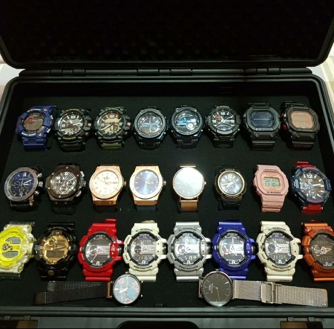 Customizable watch box for Casio G Shock Rolex watches
