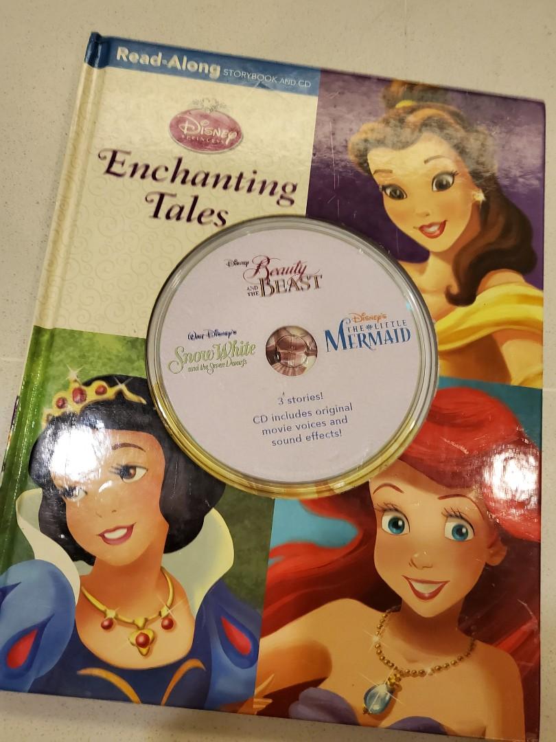 Disney Princess story book with CD, Books & Stationery, Children's
