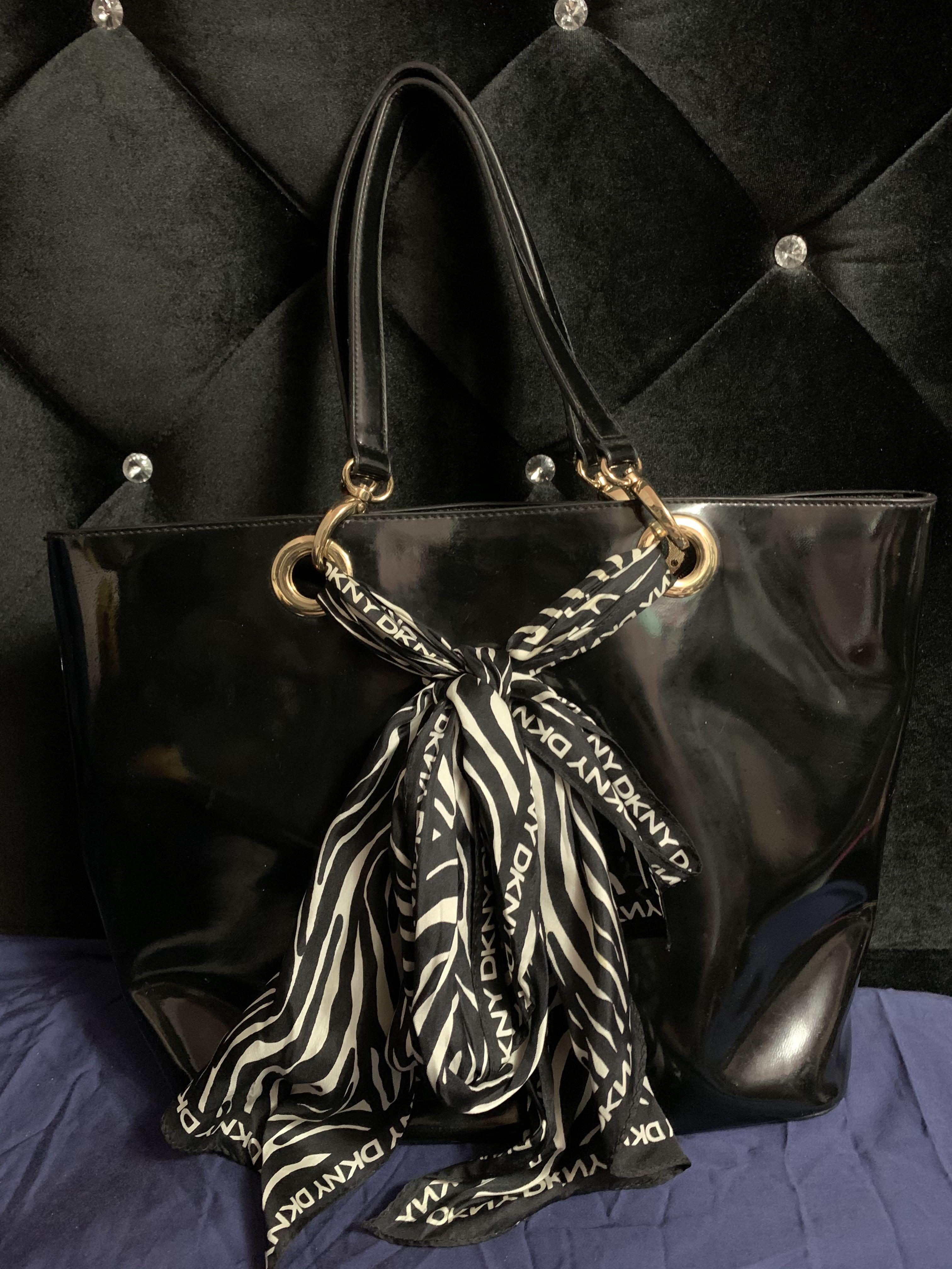 Dkny leather tote bag online
