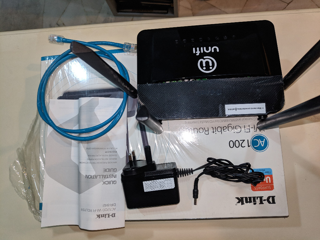 D Link Dir 842 Ac1200 Wifi Router Support Unifi Electronics Computer Parts Accessories On Carousell