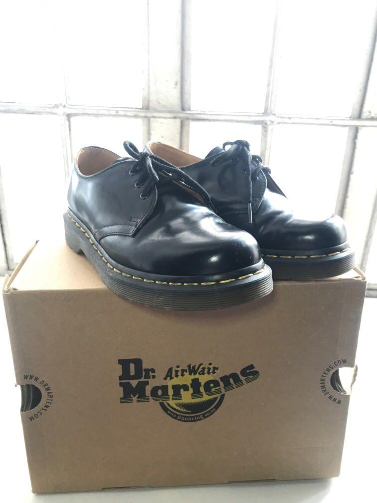 Dr. Martens Women s 1461 59 3 Eye Shoes Smooth Black