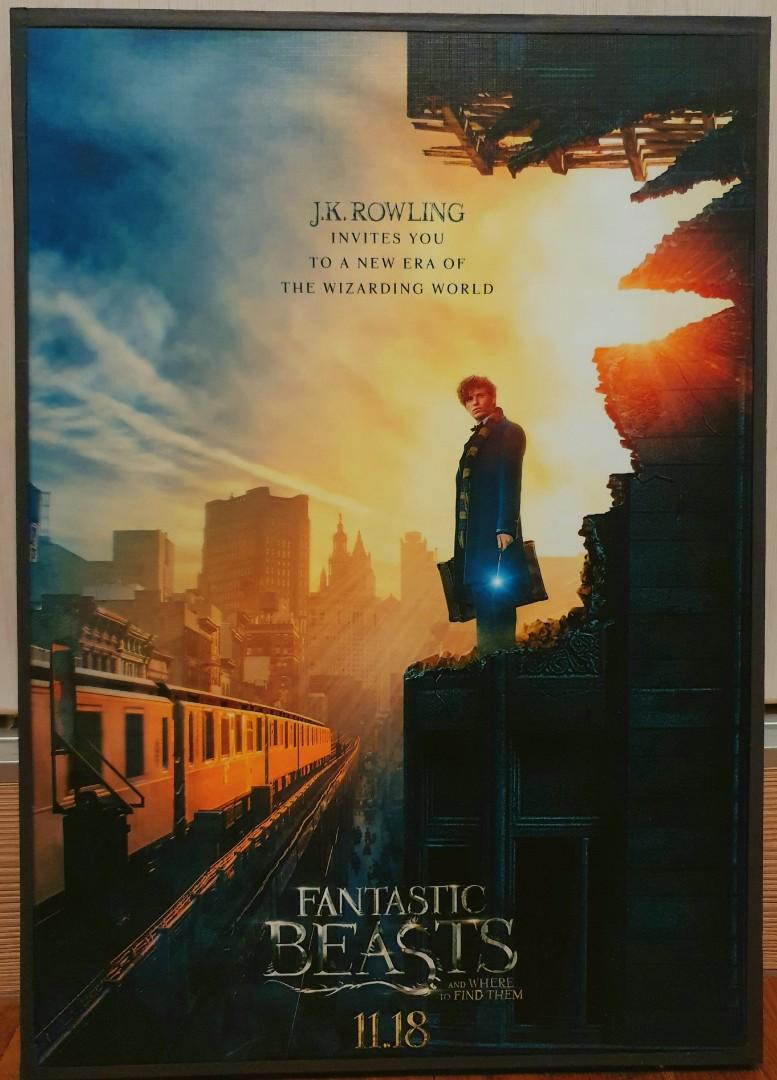 Fantastic Beasts And Where To Find Them Poster Design Craft Art Prints On Carousell