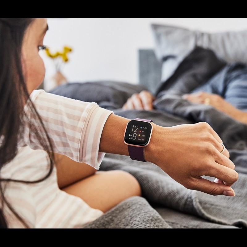 Fitbit Versa 2 Smartwatch Bordeaux Copper Rose Mobile Phones Gadgets Wearables Smart Watches on Carousell