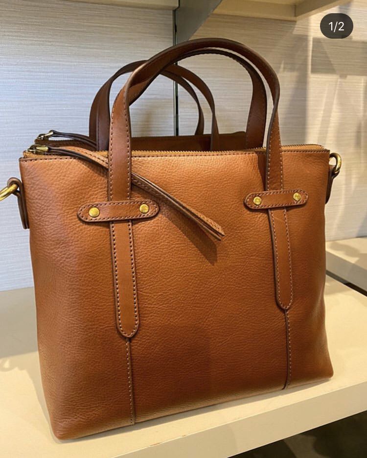 fossil kingston tote