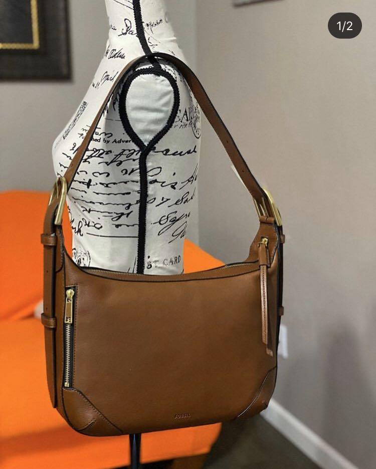 Fossil Hannah Hobo Luxury Bags Wallets on Carousell