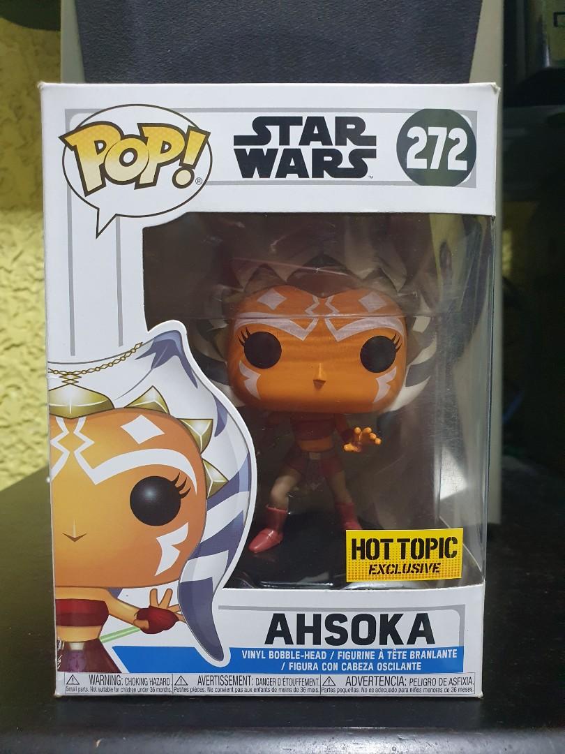 Funko Pop Ahsoka Hot Topic Exclusive 2 (Category: Designer & Blind Box Toys) located in Pasig City. Submitted by solark (Listing ID 1015188770, Image 1). Description: Never OOB box is 9/10 what you see is what you get Grab or Lalamove within Metro Manila.