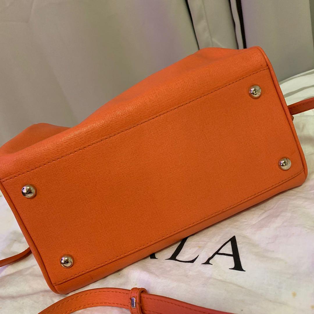 Furla orange new arrivals handbag