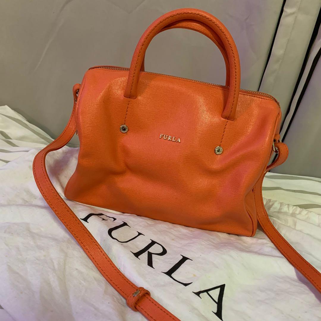 Furla Orange Handbag