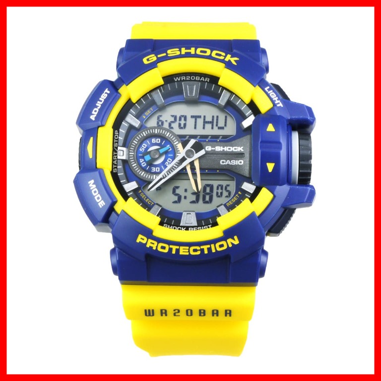 G shock blue and yellow shop