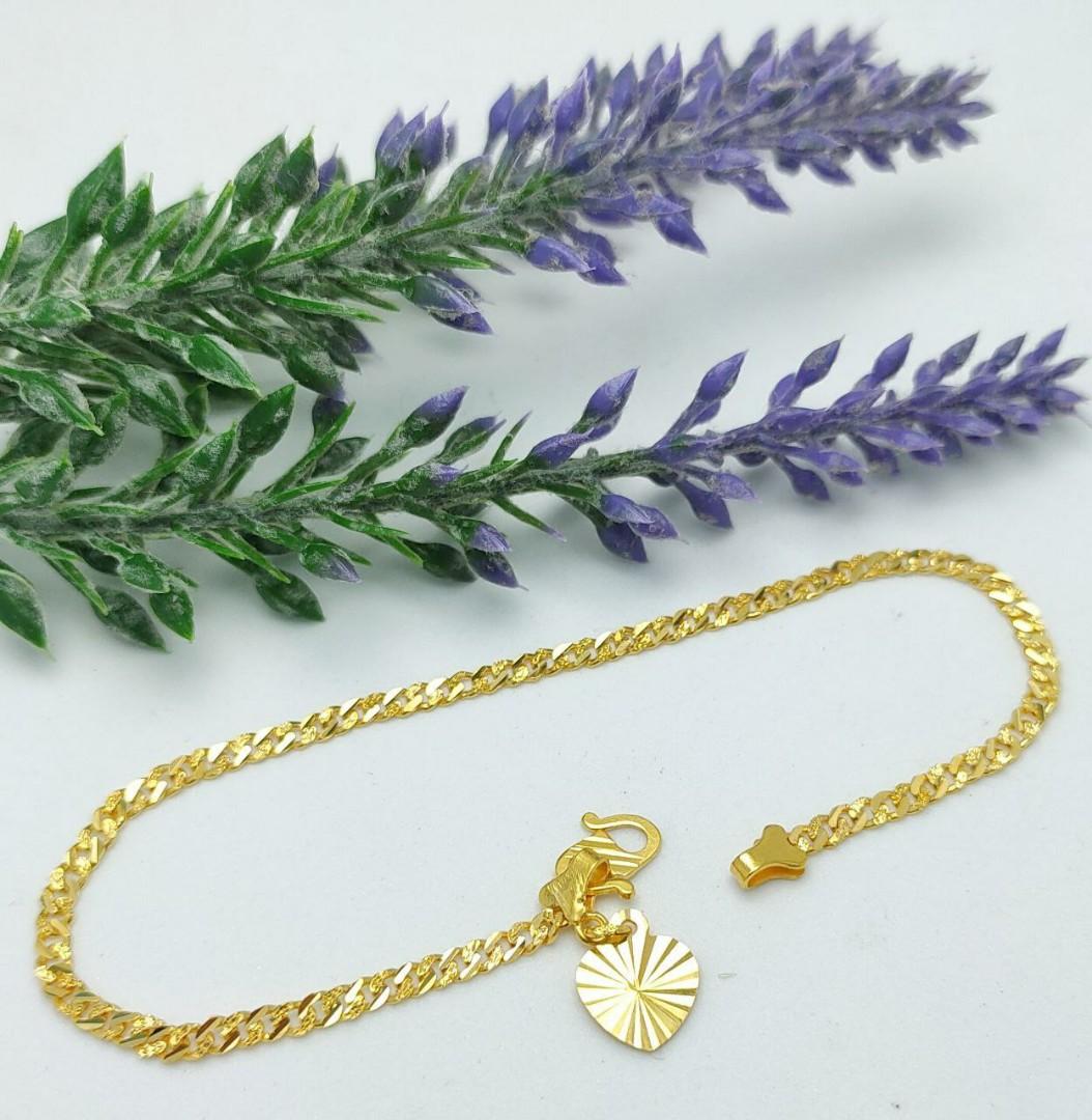 Gelang Tangan Emas 916 Padu 18 1cm Women S Fashion Jewellery On Carousell