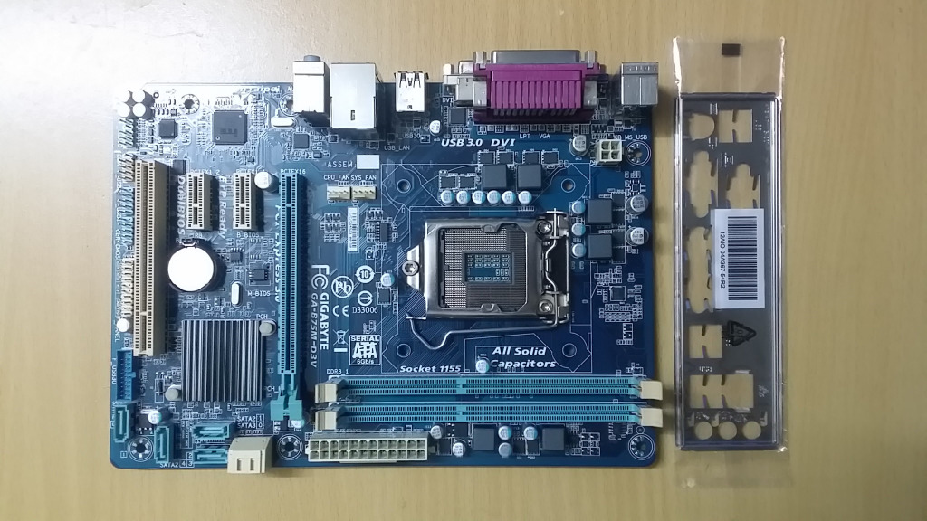 Gigabyte Ga 5m D3v Lga 1155 5 Electronics Computer Parts Accessories On Carousell