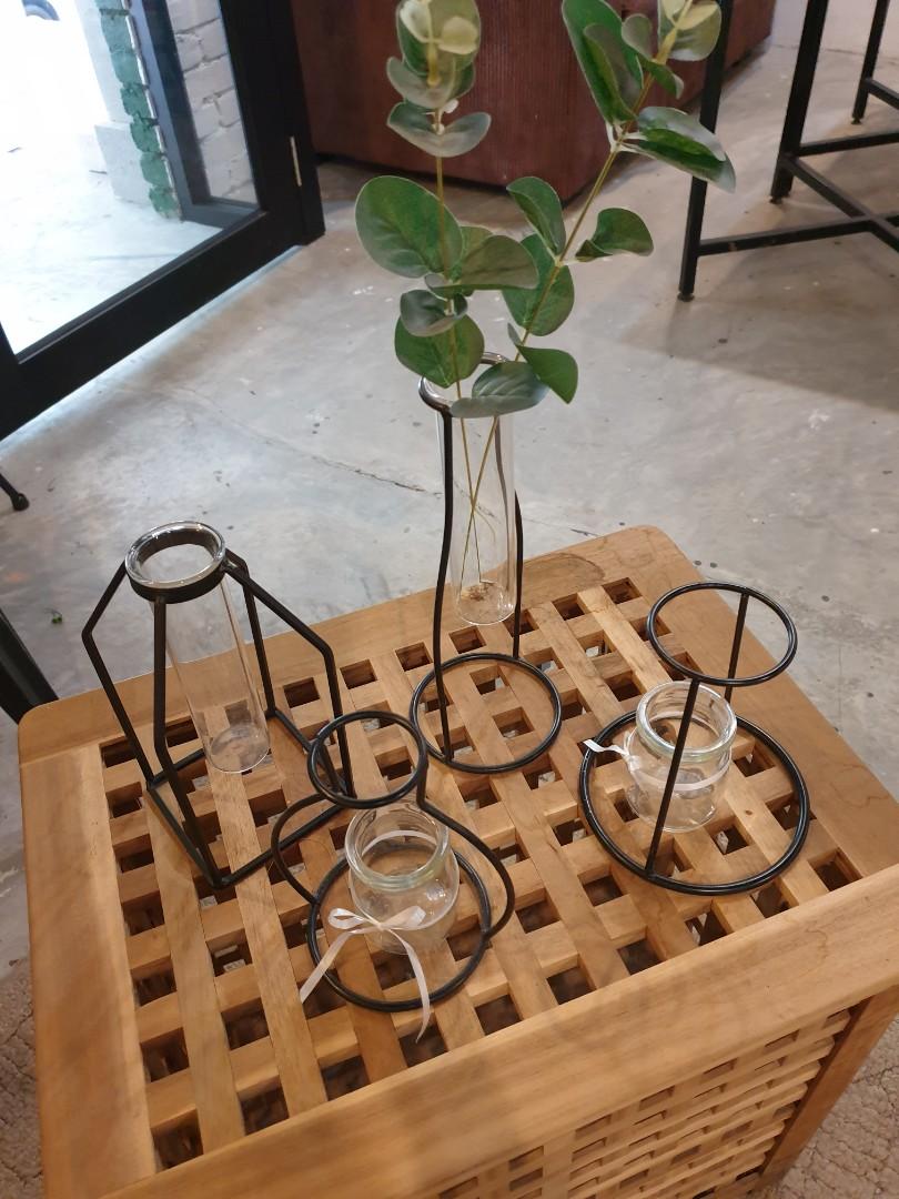 Glass jar & holders, Furniture & Home Living, Home Decor, Vases