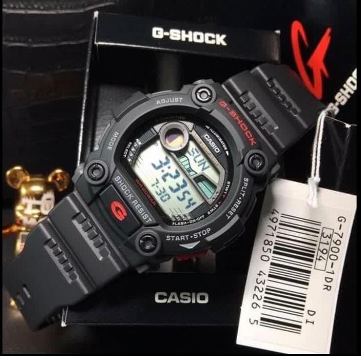 Gshock G7900 Mat Moto Hitam Original