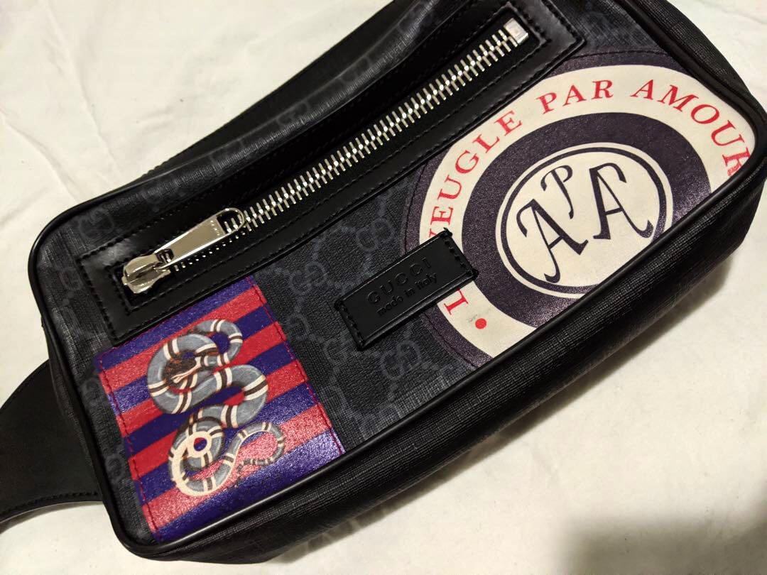 Night courrier soft gg supreme belt bag hot sale