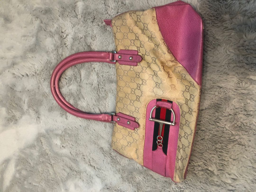gucci pink shoulder bag