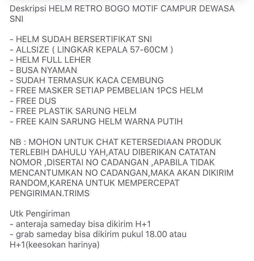 Helm Bogo Dewasa Motif Lucu Sni Motor Di Carousell Karena kamu bisa custom gambar atau tulisan sesuai permintaan, dijamin doi. helm bogo dewasa motif lucu sni