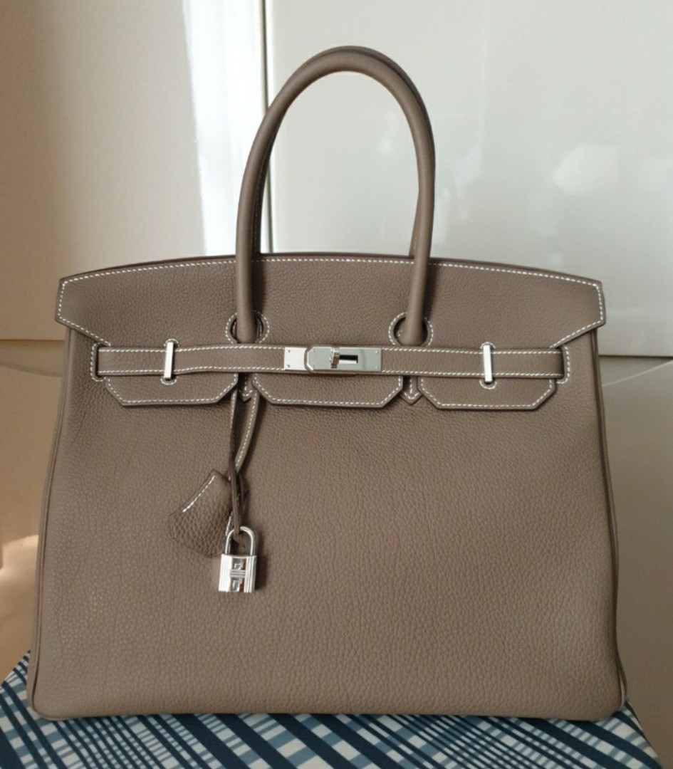 Hermes birkin store etoupe 35