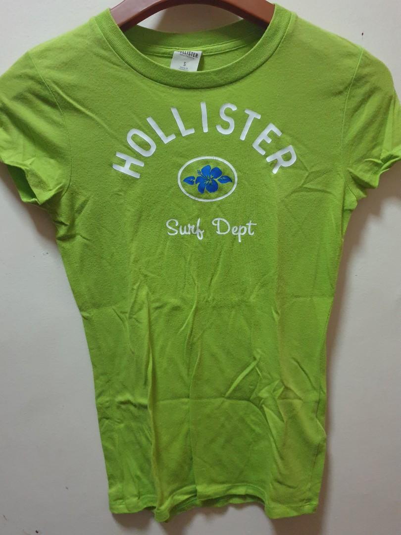 Hollister Apple Green Shirt Women S Fashion Clothes Tops On Carousell