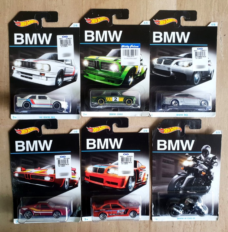 Hot Wheels BMW Set of 6 cars, Hobbies & Toys, Toys & Games on