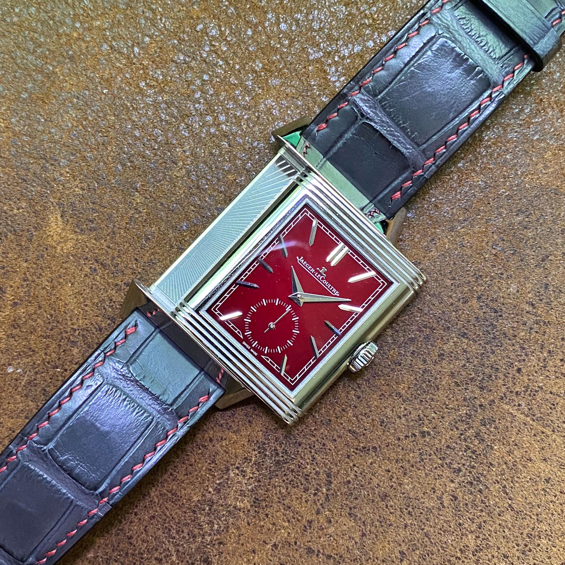 Jaeger LeCoultre Reverso Tribute Small Seconds Burgundy Boutique