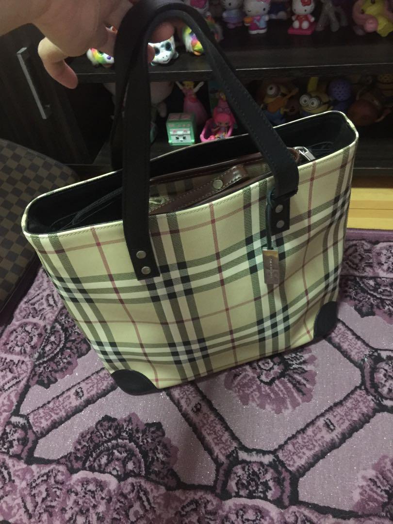 Japan Preloved Vintage Burberry Hand Bag Luxury Bags Wallets On Carousell