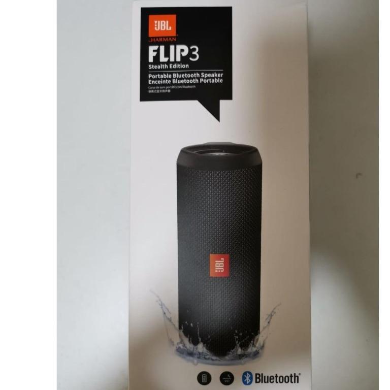 Jbl Flip 3 Stealth Edition New Unopened Sealed Box Electronics Audio On Carousell