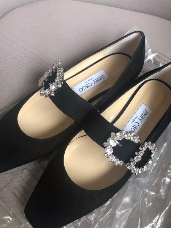 Jimmy choo crystal flats cheap