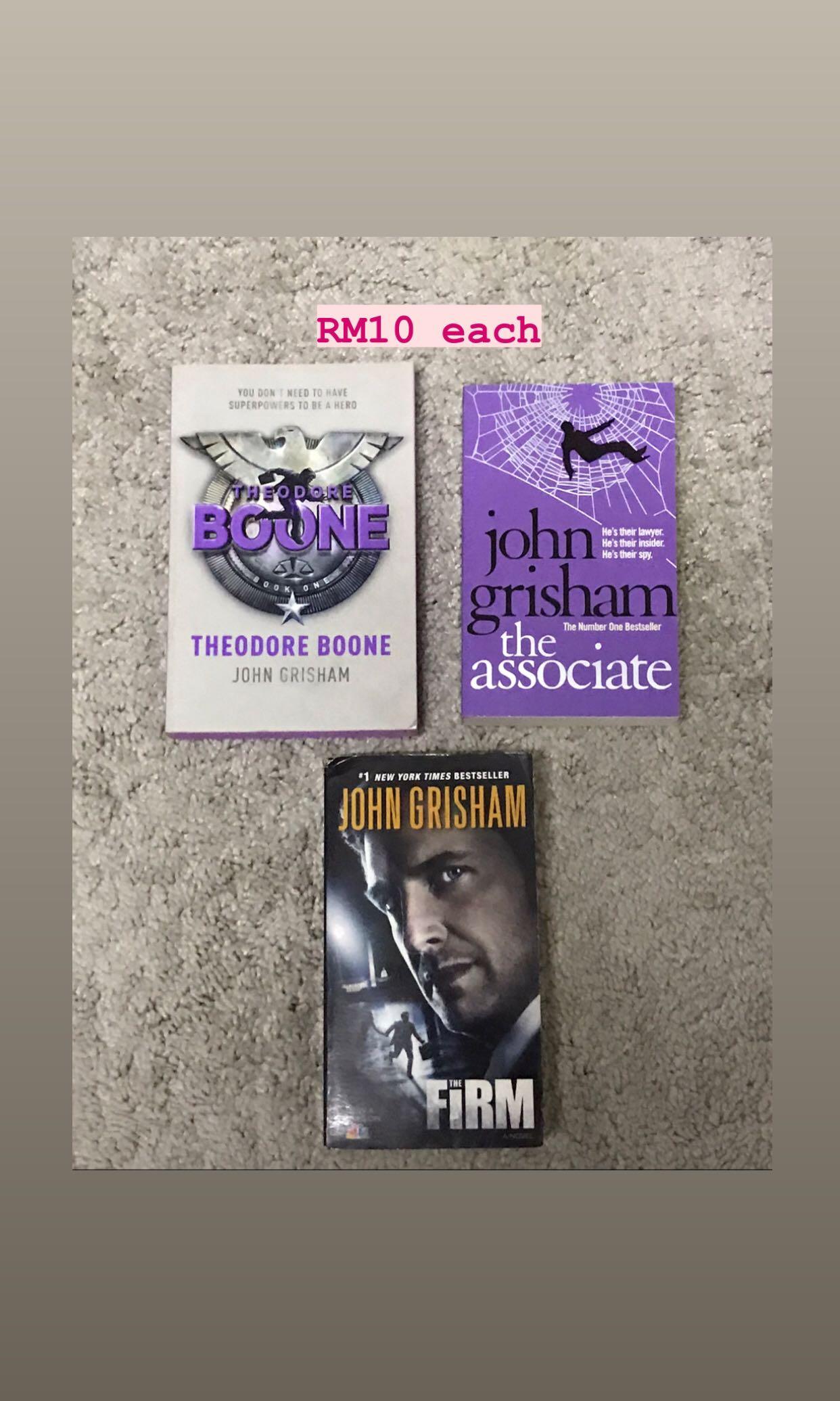 John Grisham Theodore Boone Book 1 The Associate The Firm Books Stationery Books On Carousell