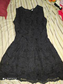 JREP Dress Elegant Super Lucu Motif Bunga Timbul