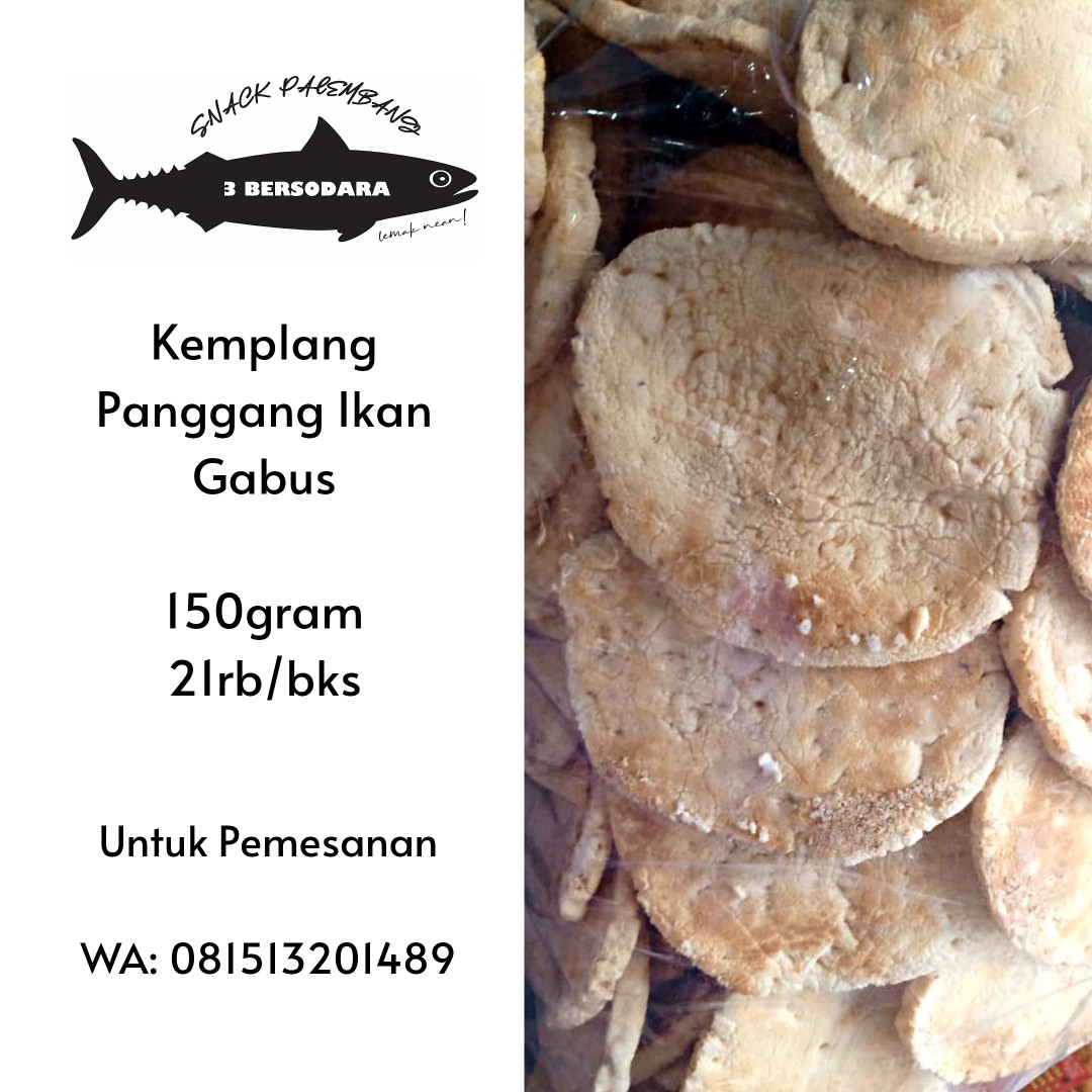 Kemplang Panggang Ikan Gabus Makanan Minuman Snek Di Carousell