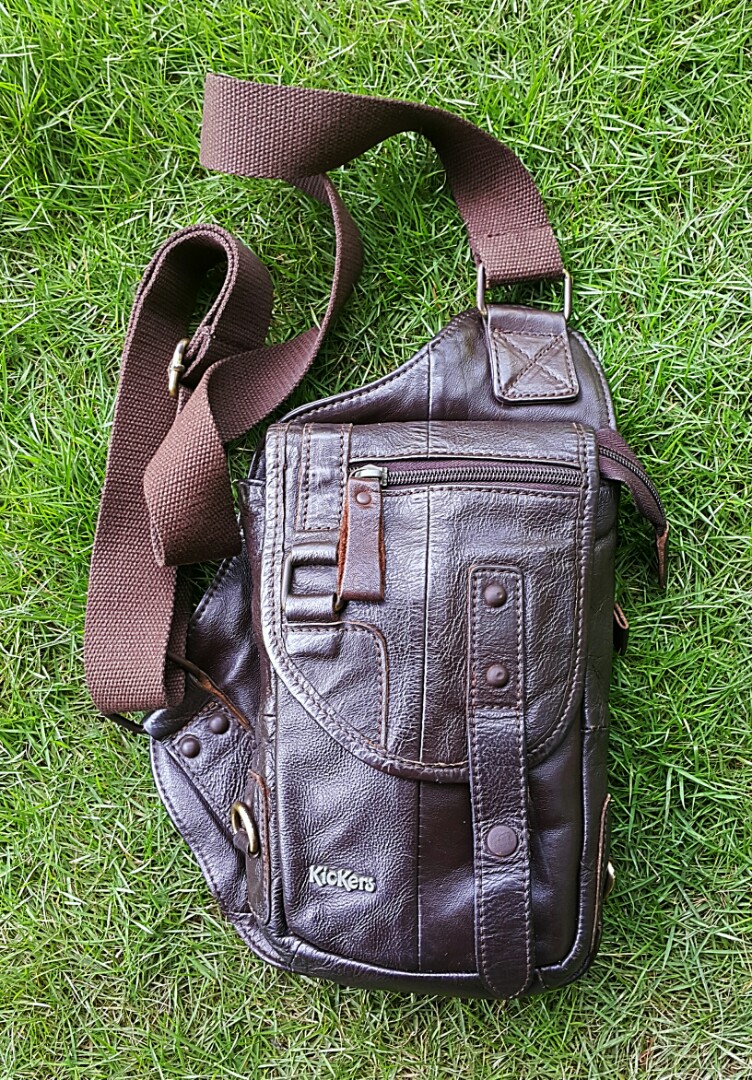 KICKERS BEG KULIT CROSSBODY LEATHER BAG Men s Fashion Bags