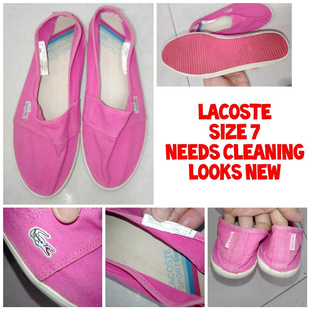 cleaning lacoste shoes