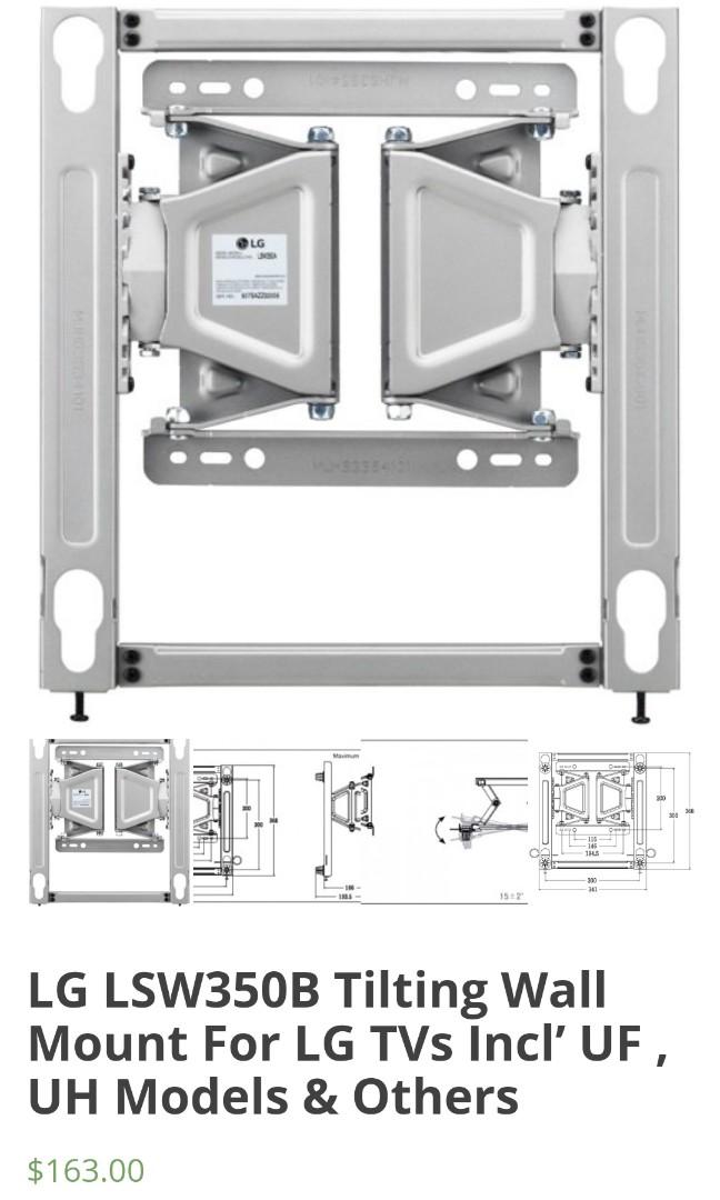 LG EZ Slim Wall Mount LSW350B, TV & Home Appliances, TV & Entertainment