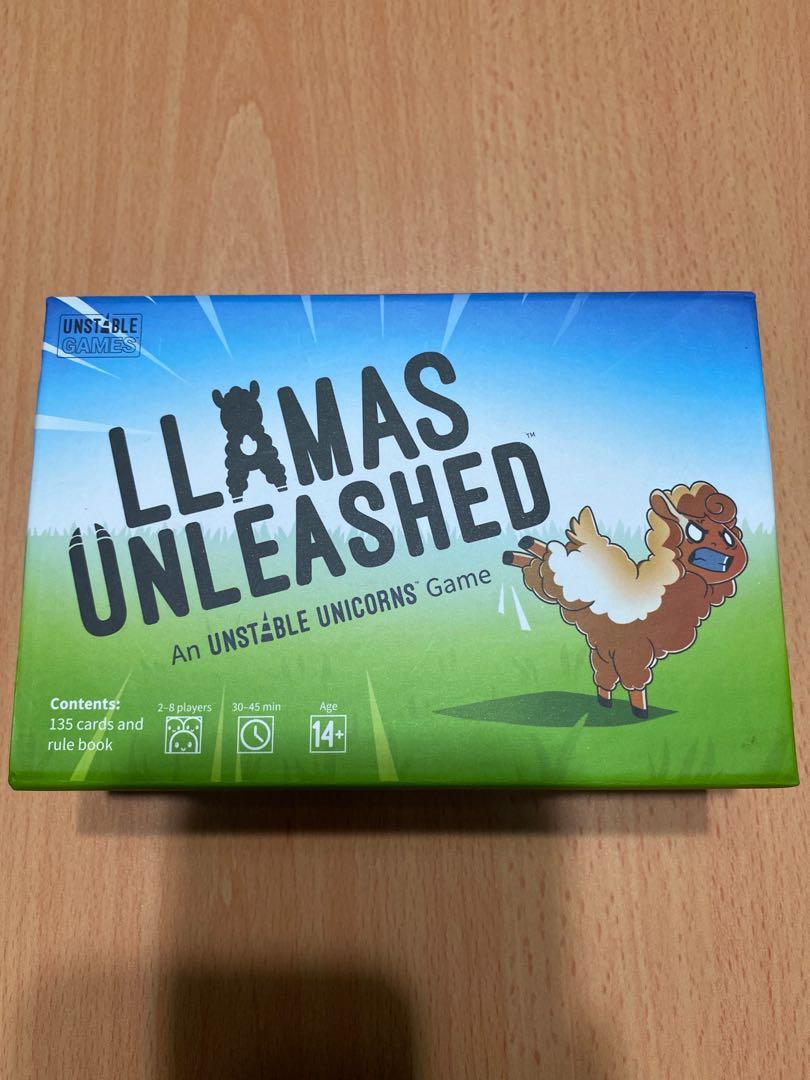 Llamas Unleashed card board game , Hobbies & Toys, Toys & Games on