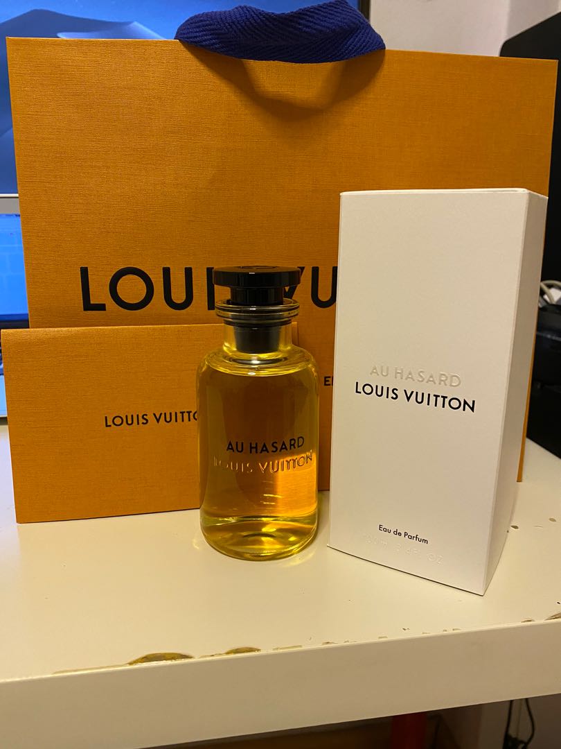 NEW LOUIS VUITTON Mini Spray Perfume Fragrance Au Hasard Travel 2 ml .06 Oz  Mens