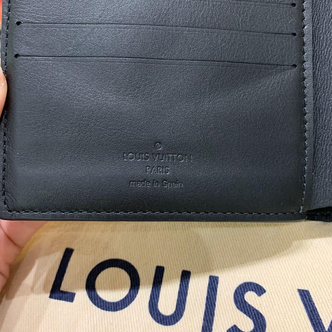 Authentic LOUIS VUITTON Damier Marco Leather Wallet #15531