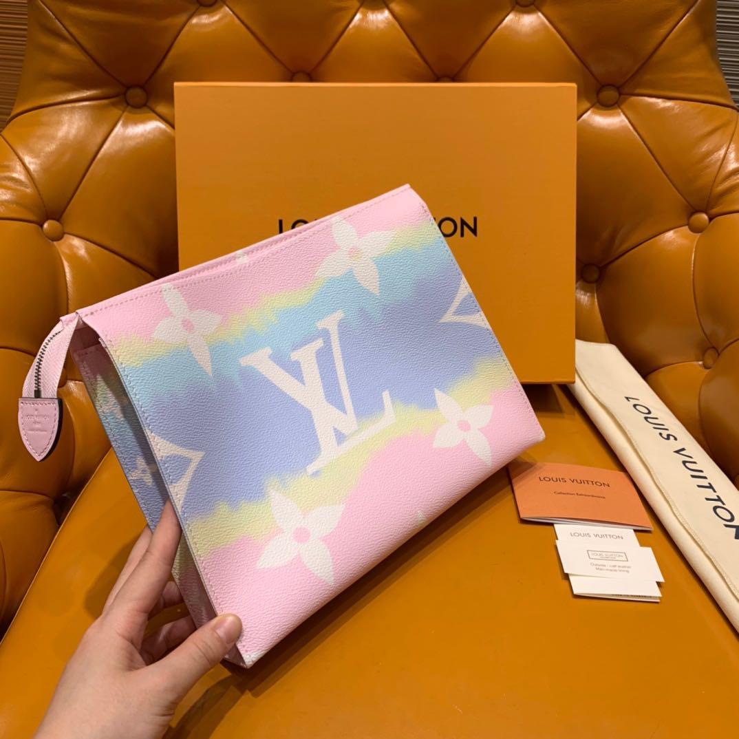 LV ESCALE POCHE TOILETTE 26 toiletry bag Women s Fashion Bags Wallets Clutches on Carousell
