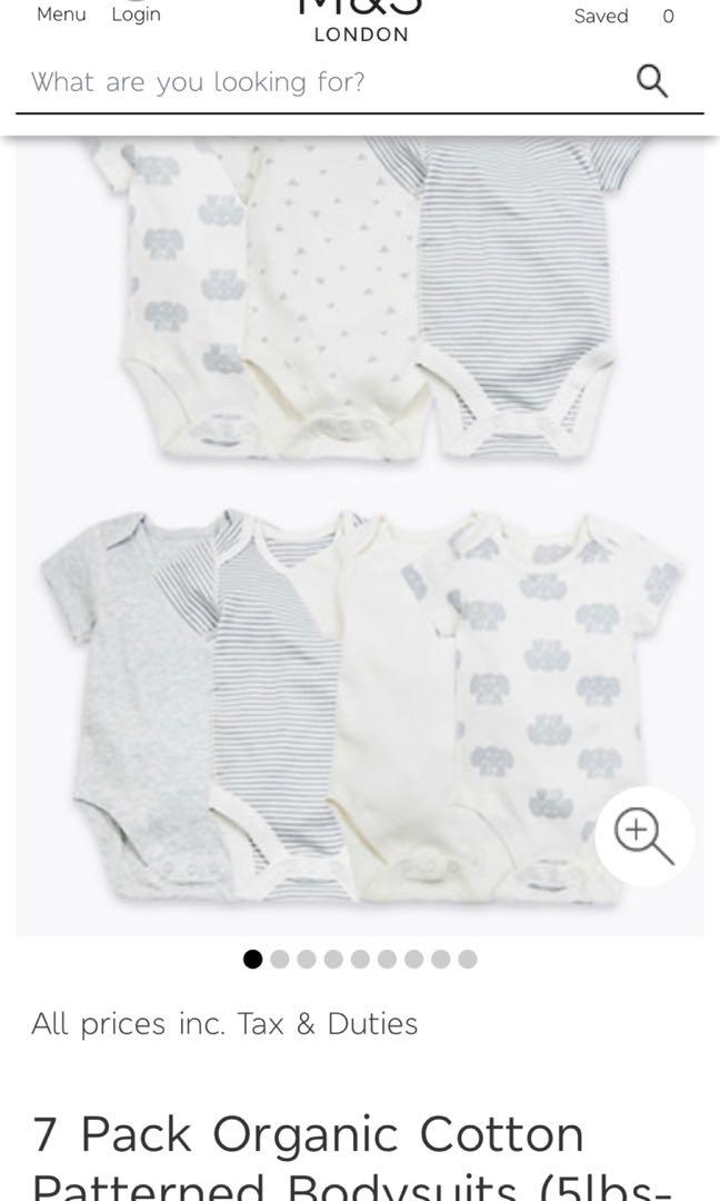 baby organic cotton bodysuit