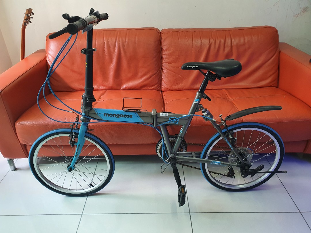 mongoose folding bike 21 speed