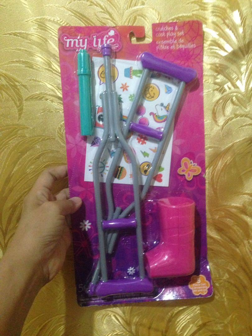 my life doll crutches